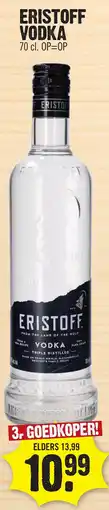 Super Dirck 3 Eristoff vodka aanbieding