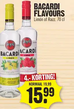 Super Dirck 3 Bacardi flavours aanbieding