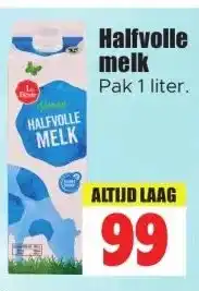 Dirk Halfvolle melk aanbieding