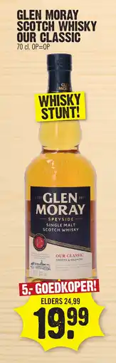 Super Dirck 3 Glen moray scotch whisky our classic aanbieding