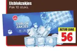 Dirk IJsblokzakjes aanbieding
