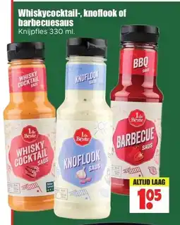 Dirk Whiskycocktail-, knoflook of barbecuesaus aanbieding