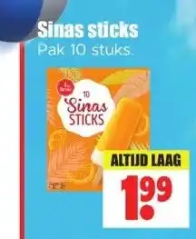 Dirk Sinas sticks aanbieding