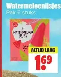 Dirk Watermeloenijsjes aanbieding