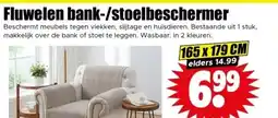 Dirk Fluwelen bank-/stoelbeschermer aanbieding