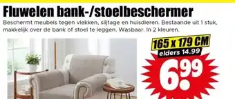 Dirk Fluwelen bank-/stoelbeschermer aanbieding