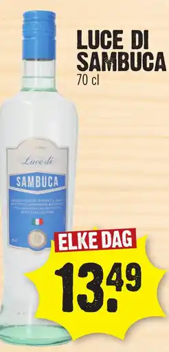 Super Dirck 3 Luce di sambuca aanbieding
