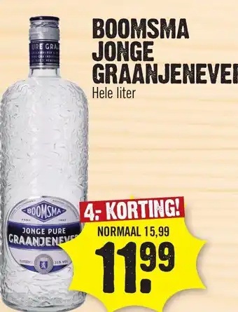 Super Dirck 3 Boomsma jonge graanjenever aanbieding