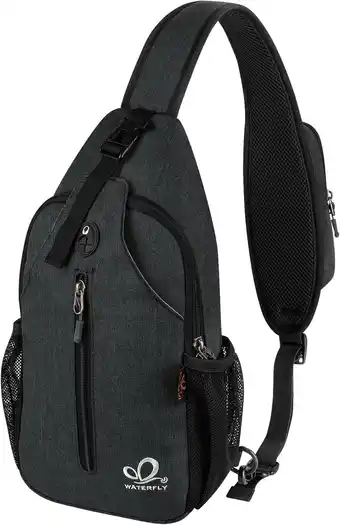 Amazon WATERFLY Crossbody Sling Rugzak Sling Bag Reizen Wandelen Borst Tas Dagrugzak aanbieding