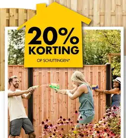 Bouwhof Op schuttingen aanbieding