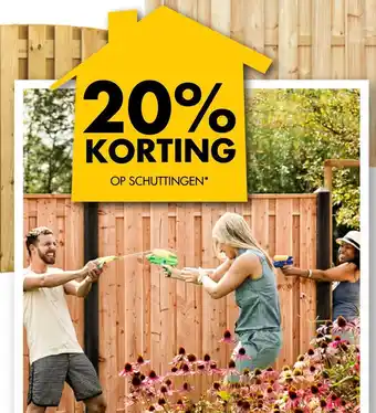 Bouwhof Op schuttingen aanbieding