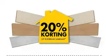 Bouwhof Op voorraad laminaat aanbieding