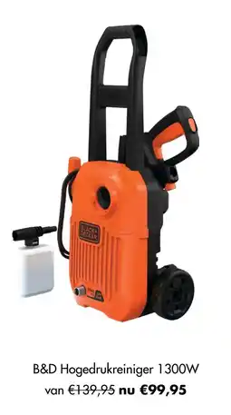 Bouwhof B&D Hogedrukreiniger 1300W aanbieding