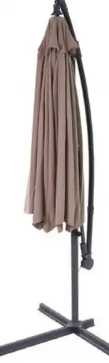 Bouwhof Zweefparasol Menorca Taupe aanbieding
