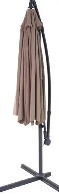 Bouwhof Zweefparasol Menorca Taupe aanbieding