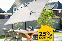Bouwhof Op parasols aanbieding