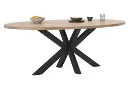 Woonsquare Maverick eettafel ovaal aanbieding