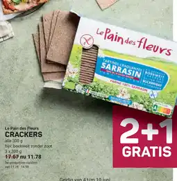 Ekoplaza Le Pain des Fleurs Crackers aanbieding