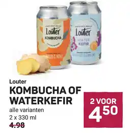 Ekoplaza Louter kombucha of waterkefir aanbieding
