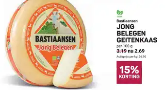 Ekoplaza Jong belegen geitenkaas aanbieding