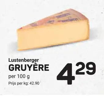 Ekoplaza Lustenberger Gruyère aanbieding