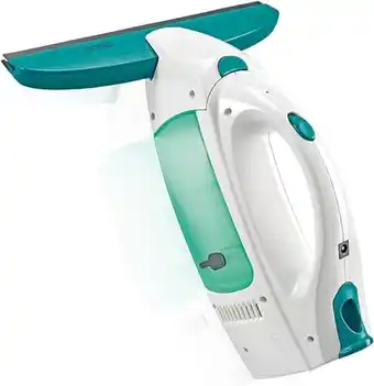 Amazon Leifheit Dry & Clean Raamzuiger, Streepvrije Reiniging, Wit/Turquoise, 25 x 22.5 x 34.5 cm aanbieding