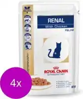 Bol.com Royal Canin Veterinary Diet Renal Chicken Wet - Kattenvoer - 4 x 12x85 g aanbieding