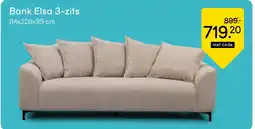 Leen Bakker Bank Elsa 3 zits aanbieding