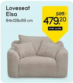 Leen Bakker Loveseat Elsa aanbieding