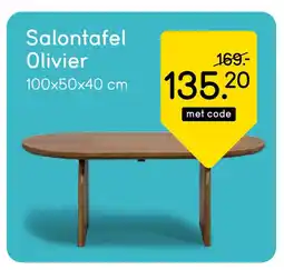 Leen Bakker Salontafel Olivier aanbieding