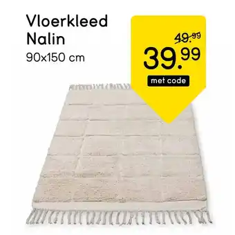Leen Bakker Vloerkleed Nalin aanbieding