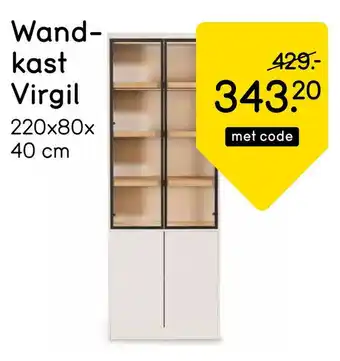 Leen Bakker Wand kast Virgil kast Virgil aanbieding