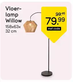 Leen Bakker Vloer lamp Willow aanbieding