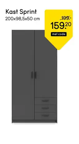 Leen Bakker Kast Sprint aanbieding