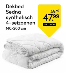 Leen Bakker Dekbed Sedna synthetisch 4 seizoenen aanbieding