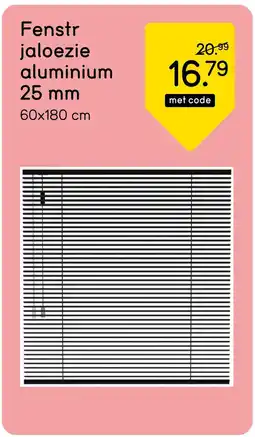 Leen Bakker Fenstr jaloezie aluminium 25 mm aanbieding