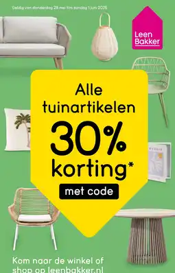 Leen Bakker Alle tuinartikelen aanbieding