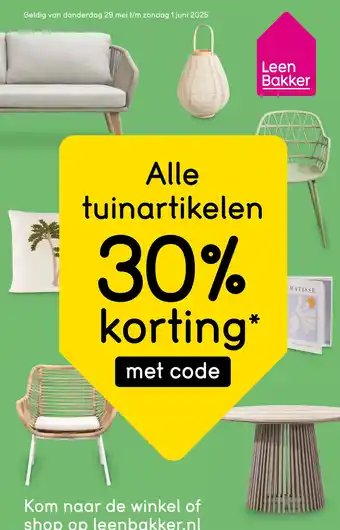 Leen Bakker Alle tuinartikelen aanbieding