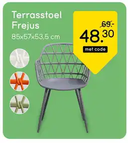Leen Bakker Terrasstoel Frejus aanbieding