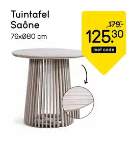 Leen Bakker Tuintafel Saône aanbieding