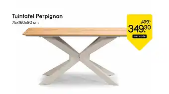 Leen Bakker Tuintafel Perpignan aanbieding