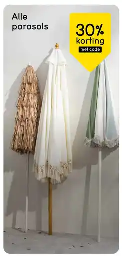 Leen Bakker Alle parasols aanbieding