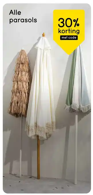 Leen Bakker Alle parasols aanbieding