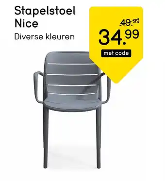 Leen Bakker Stapelstoel Nice aanbieding