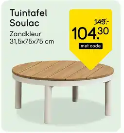 Leen Bakker Tuintafel Soulac aanbieding