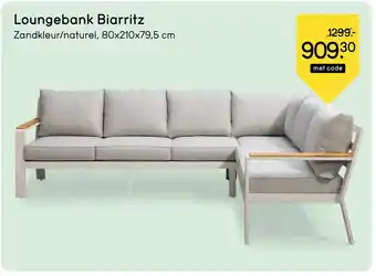 Leen Bakker Loungebank Biarritz aanbieding