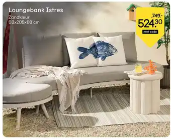 Leen Bakker Loungebank Istres aanbieding