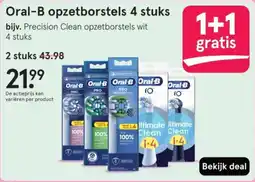 Etos Oral B opzetborstels aanbieding