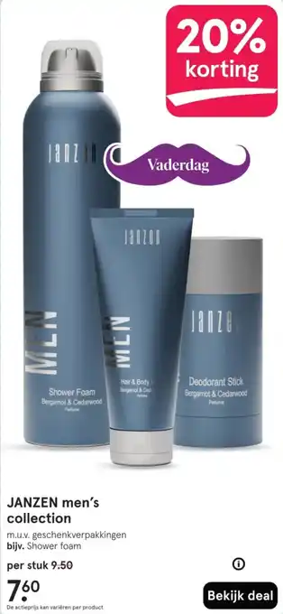 Etos Janzen men's collection aanbieding