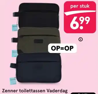Etos Zenner toilettassen Vaderdag aanbieding